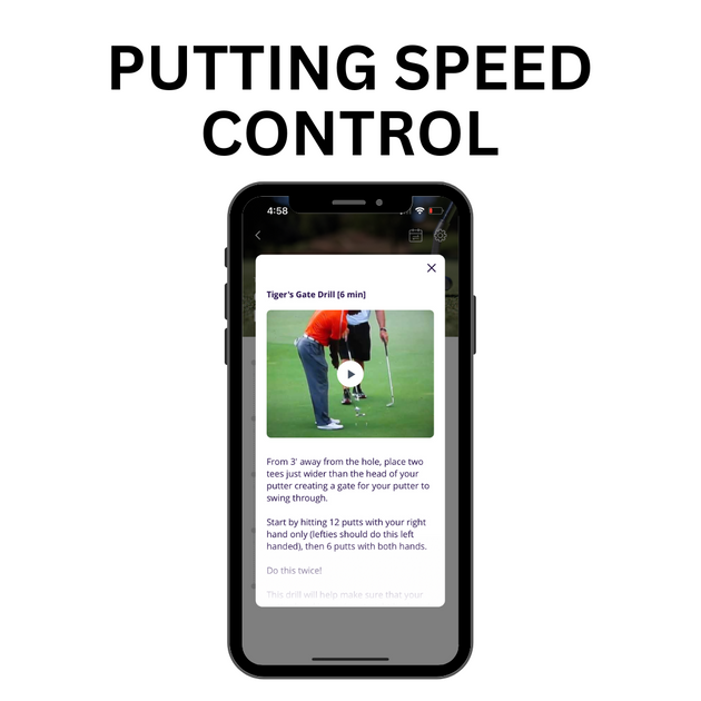 Sample Practice Session Putting Speed Control Under Par Performance Golf